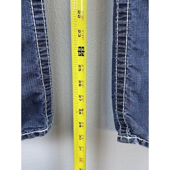 Big Star Mens Blue Denim Jeans Pioneer Regular Bootcut Size 34R Actual 34 X 30 - Picture 12 of 12